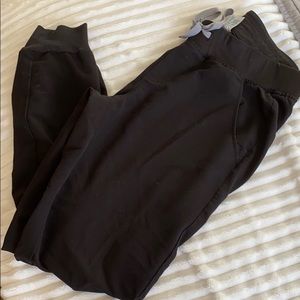 Figs black small jogger scrub pants